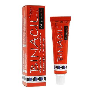 Vopsea de gene si sprancene Negru albastrui BINACIL 15ml, WIM009 