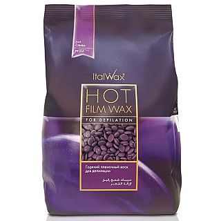 Ceara film elastica granulata mov pruna ItalWax punga 1kg, ITW004