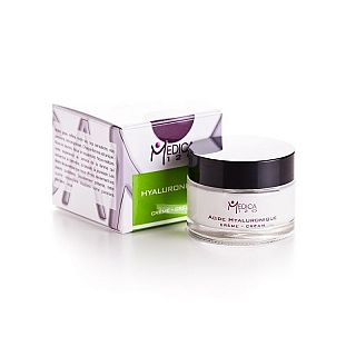 CREMA HIDRATANTA PENTRU FATA MEDICA 120 CU ACID HIALURONIC 50ML, MED001