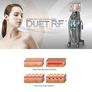 DUET™ RF (M) – SISTEM MEDICAL DE RADIOFRECVENȚĂ FRACȚIONATĂ ȘI TERMICĂ- TRATAMENTE FACIALE ȘI APLICAȚII CORPORALE, EUN014