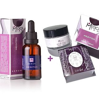 PACHET CREMA + SERUM MEDITOX MEDICA 120, MED059