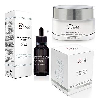 PACHET SER + CREMA CU ACID HIALURONIC INLAB MEDICAL, INLABMED016