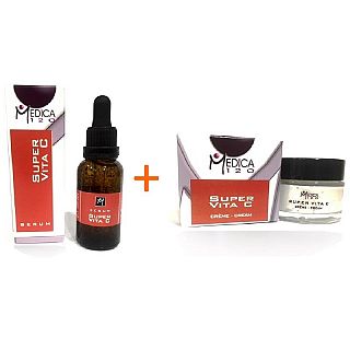 Pachet Serum + Crema Super Vita C Medica 120, MED051 