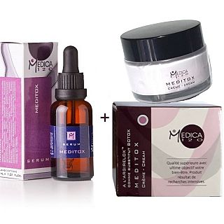 PACHET CREMA + SERUM MEDITOX MEDICA 120, MED059